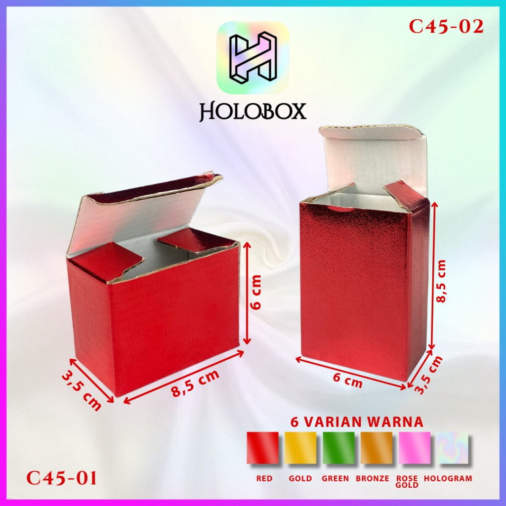 Kotak Souvenir -Box Hologram - Kotak Kado - Bros- C45 - Image 3