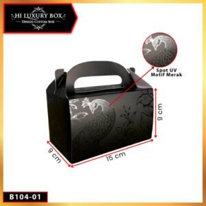 Box Hologram|Gable Box|Kotak Kue|Kotak Kado|Box Serbaguna B104