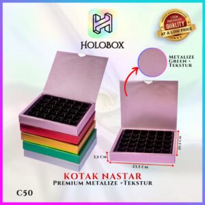 Box Coklat/Kotak Kue Nastar Mika/ Box Hampers /BoxHologram/Hijab C50
