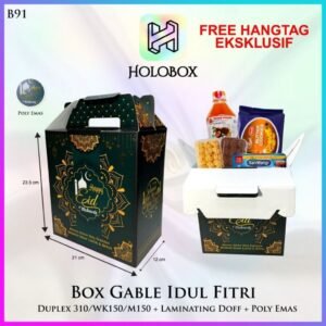 Box hampers/Box lebaran/Gable Box/Box Serbaguna - B91