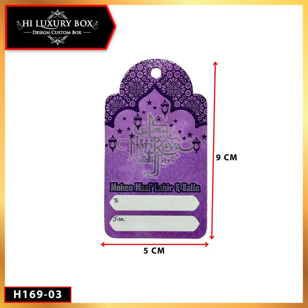 Hangtag Idul Fitri|Hangtag Murah|Hangtag Hari Raya|Hangtag|H169 - Image 4
