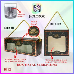 Kotak Natal|Gable Box|Box Hampers|Dus Toples|Packaging Natal|B112