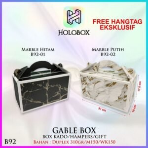 Box Hampers- Kotak Kue-Toples Tabung-Box serbaguna- B92