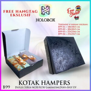 Box Hampers - Dua Packaging Hijab Mukena Baju - Kotak Kado - Souvenir- B99