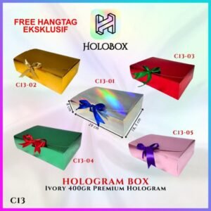 Kotak Kado|Souvenir|Baju|Hologram|Serbaguna|Dus|Box|Packaging|C13