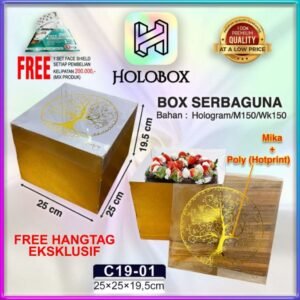 Box Hampers|Kotak Kue|Lebaran|Box Hologram|Kotak Kado|Mika|Box|C19