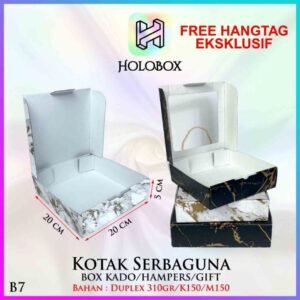 Kotak Kado / Gift Box / Box Hampers Souvenir Aesthetic / Dus Hijab Mukena / 22.5x13x5 / B7