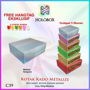 kotak kado hologram souvenir|Dus Hadiah Special Gift|C39