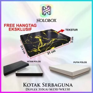 Kotak Serbaguna/Kotak Kado/Baju/Box Hampers/Kaos Uk 31x23.5x5 cm| B52