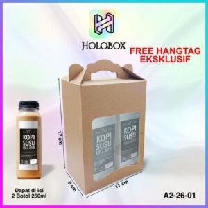 Box/Dus/Kotak Polos/Packaging/Gable/Kotak Toples/Serbaguna Uk.23x12x12 A2-25