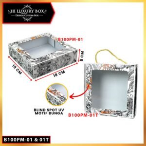 Kotak kado/Box Hampers Mika/Box spot uv leopard/Box Hijab/B100M