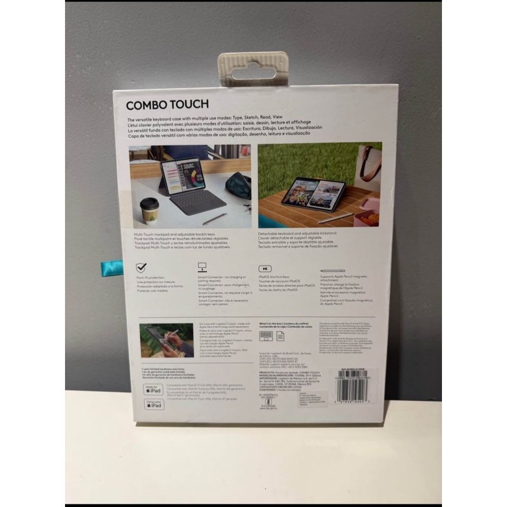 Casing Keyboard Logitech dengan Trackpad dan Backlit untuk iPad 10th Gen & A16 - Image 3