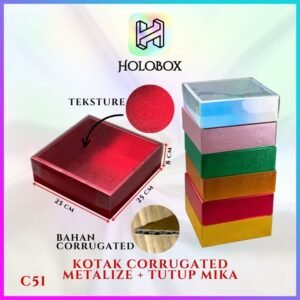Kotak Kado Hologram tutup mika Souvenir|Dus Hadiah Special Gift|C51