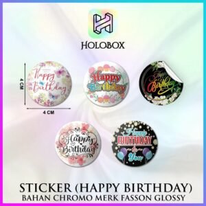 Sticker | Sticker Murah | Sticker Happy Birthday | 4x4 Sticker Ulang tahun Sticker ucapan