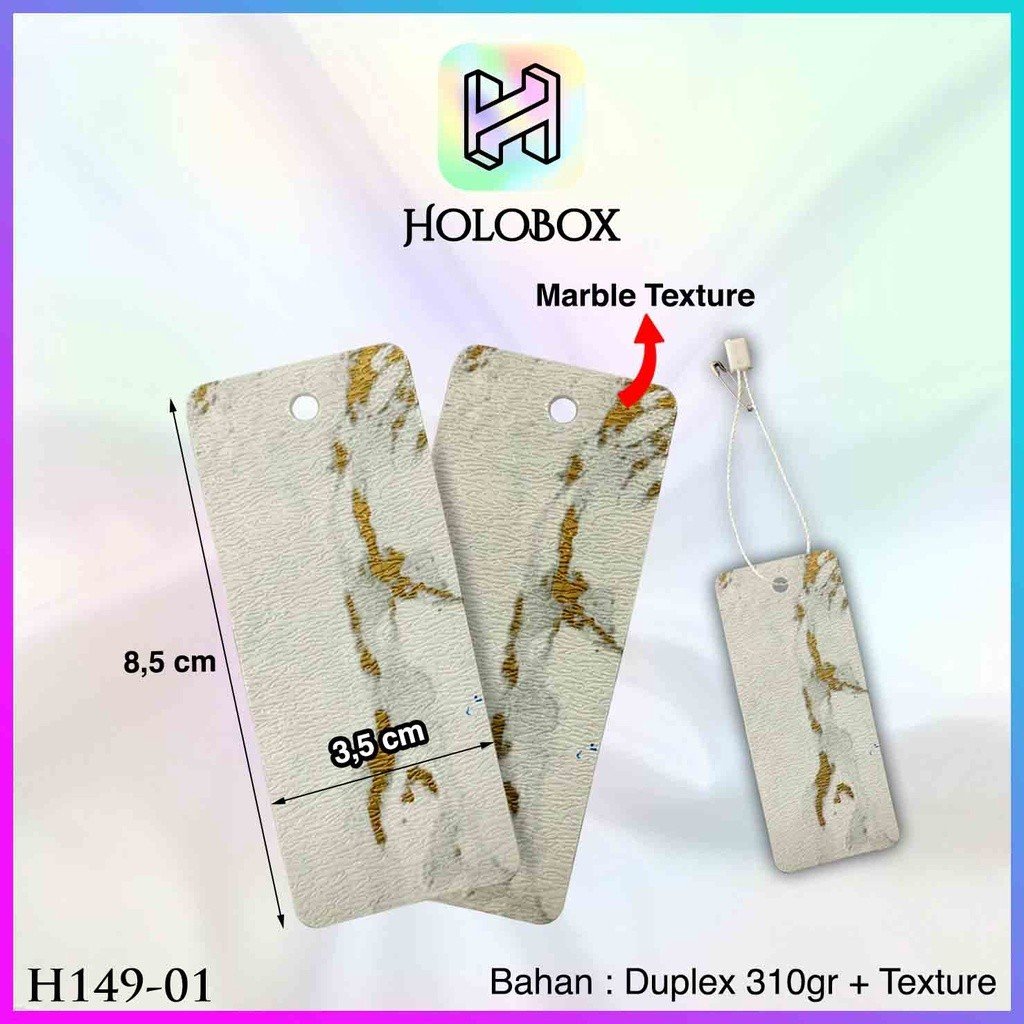 Label Hangtag|Polos|AksesorisMurah|Tekstur Packaging|H149 - Image 2