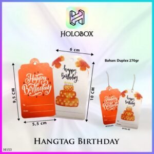 Hangtag|Hangtag Murah|Hangtag Happy Birthday|Hangtag Ulang Tahun H153