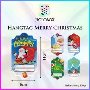 SULTAN - Hangtag Merry Christmas - Hangtag kado Murah - H102