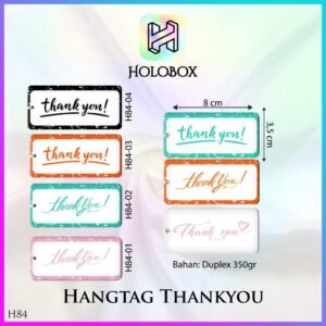 Hangtag|Hangtag Murah|Hangtag Thank You|Hangtag Terima Kasih|H84