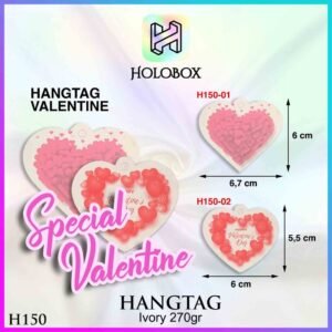 Label Hangtag Valentine Premium Murah Ivory Aksesoris H150