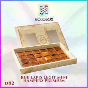 Box Kue | kue lapis legit | Premium Quality|Pembungkus Kado| 24 PCS | D82