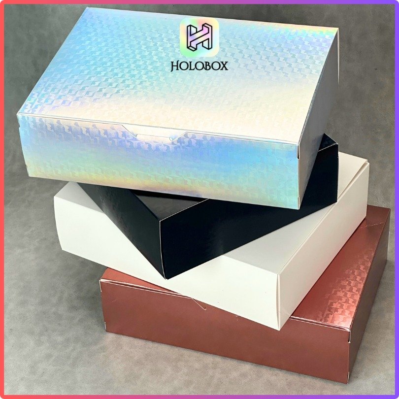 Kotak Box Kado / Chemical Embos / Box Hologram / Gift/ 29x22x8cm/ C54 - Image 6