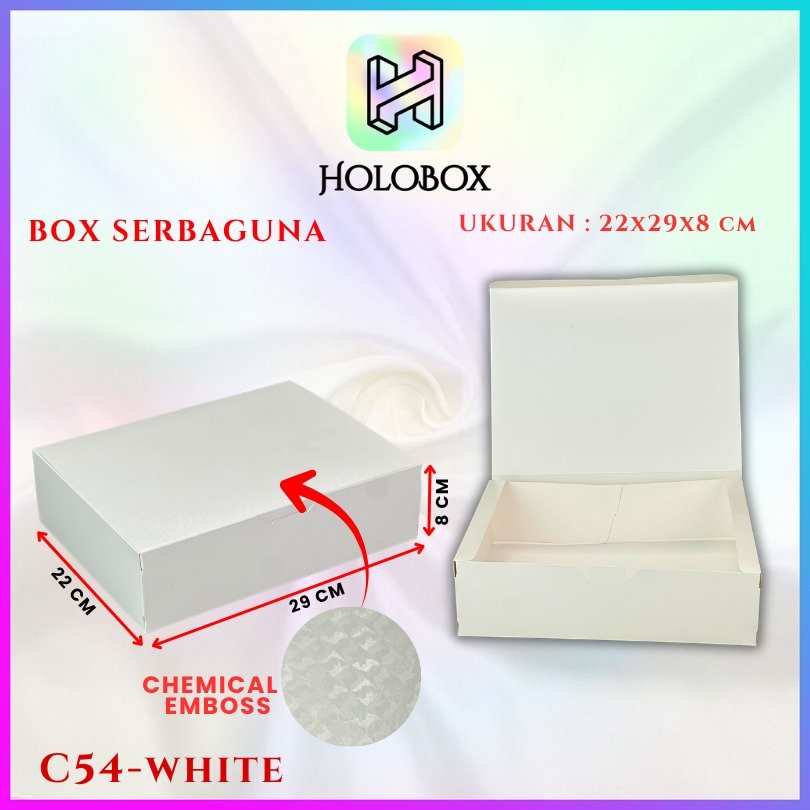 Kotak Box Kado / Chemical Embos / Box Hologram / Gift/ 29x22x8cm/ C54 - Image 3