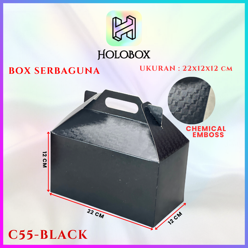 Handle Chemical Embos|Kotak Serbaguna|Hampers|22x12x12cm|C55 - Image 2