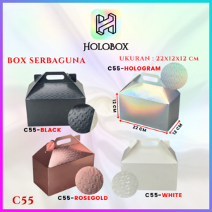 Handle Chemical Embos|Kotak Serbaguna|Hampers|22x12x12cm|C55