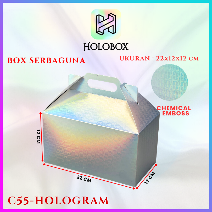 Handle Chemical Embos|Kotak Serbaguna|Hampers|22x12x12cm|C55 - Image 4