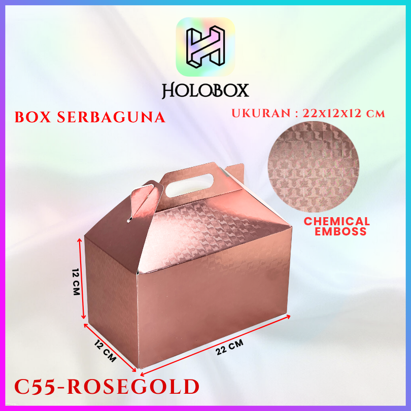Handle Chemical Embos|Kotak Serbaguna|Hampers|22x12x12cm|C55 - Image 5