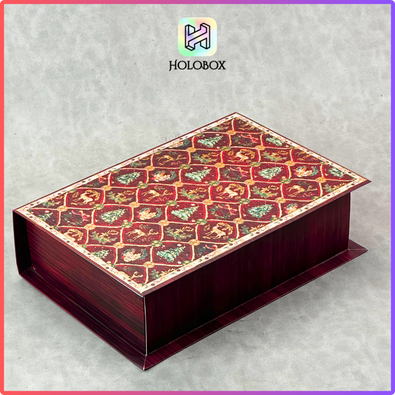 Box Natal Premium / Kotak Buku Natal / Hampers Christmas / Kotak Kue / 26x19x7,5cm / c67 - Image 5