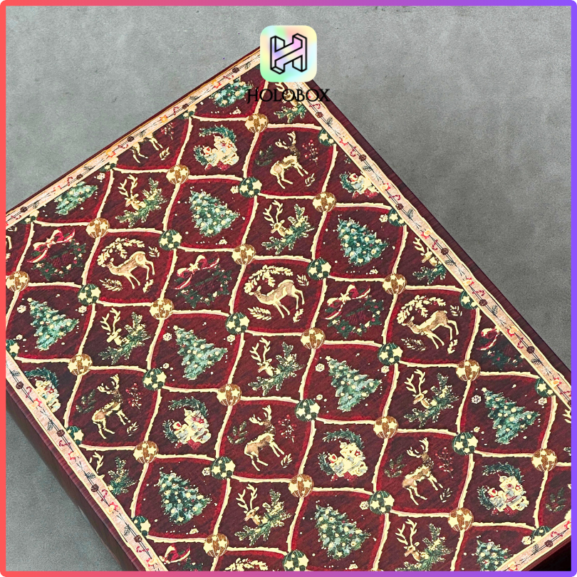 Box Natal Premium / Kotak Buku Natal / Hampers Christmas / Kotak Kue / 26x19x7,5cm / c67 - Image 3