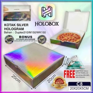 Kotak Kue|Box Hologram|Kotak Kado|Box Serbaguna|Packaging|Dus|C8