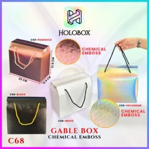 Box Hampers / Gable Box / Kotak Souvenir Hadiah / 25x12,5x17,5cm / C68