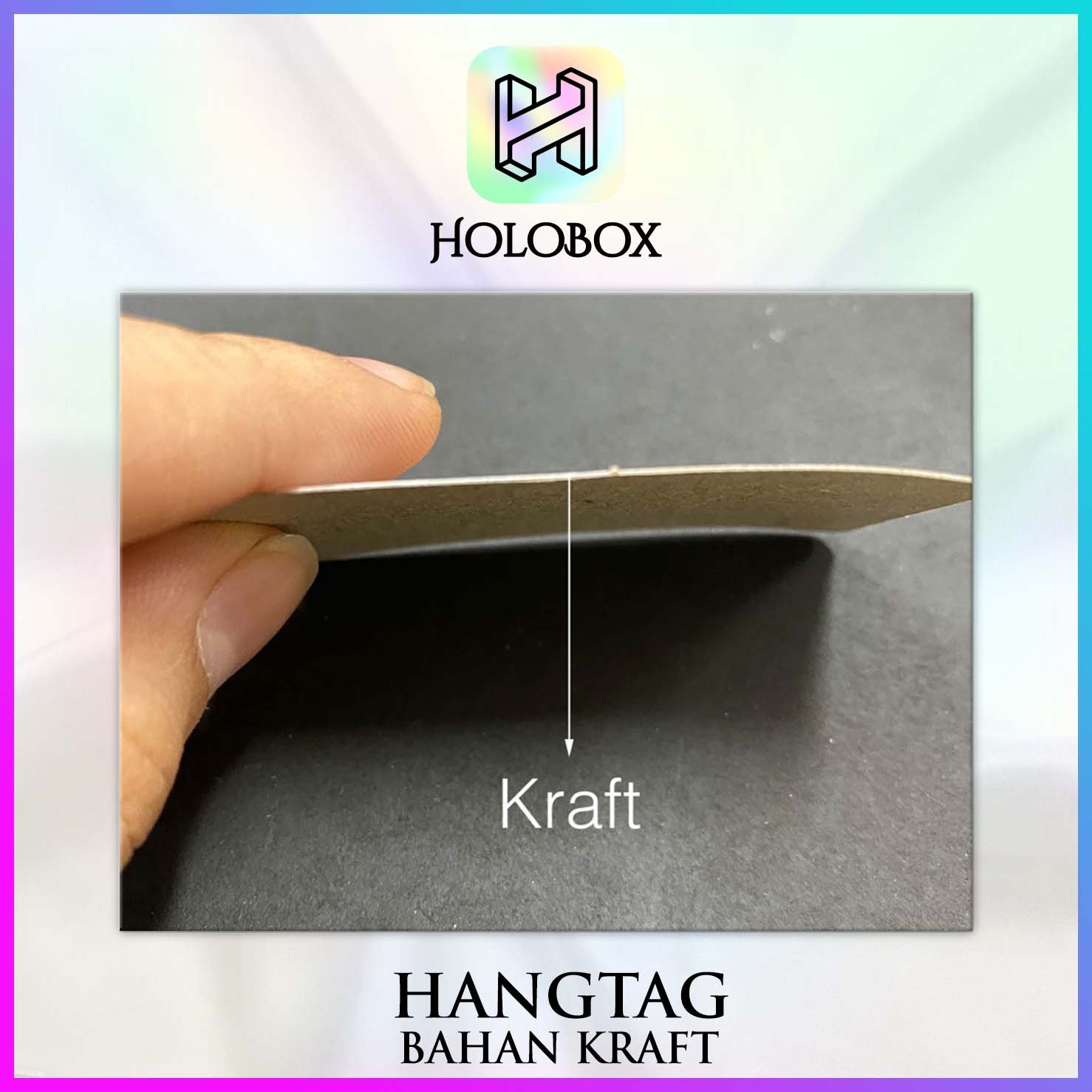 Hang Tag | Label Baju | Hangtag Baju | Hangtag Polos | Kraft | Murah | H8 - Image 3