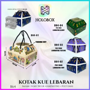 Kotak Hampers - Box hampers lebaran - Kotak Kue - B64